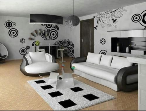 Cum poti avea parte de un living creativ in nuante de alb